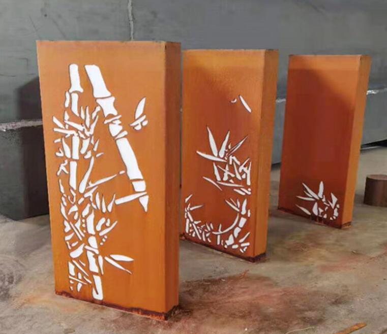 香河锈钢板灯箱