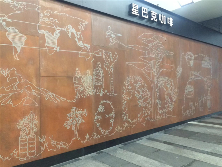 香河耐候钢幕墙